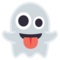 Ghost emoji on Emojione